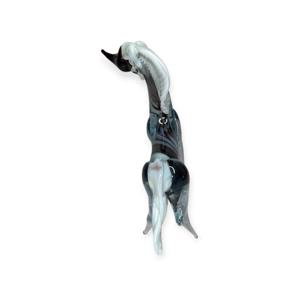 Vintage Mid Century Modern Glass Horse Sculpture Murano Art 9" Tall - Picture 4 of 11